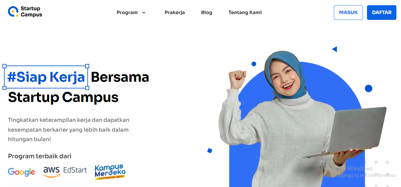 bootcamp terbaik di indonesia di startup campus