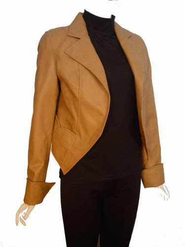 Nettailor FREE tailoring Women PLUS SIZE 4072 Leather Bolero Jacket