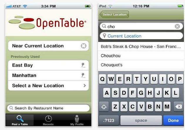 OpenTable App OpenTable App