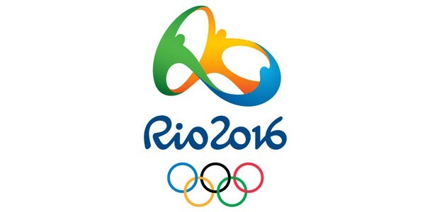 Poster com logo oficial Olimpíadas Rio 2016