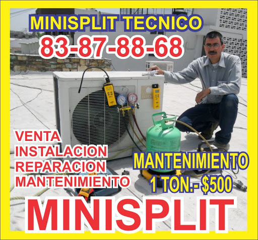 Minisplit Técnico, Paseo del Valle 1129, Valle de Chapultepec, 67140 Guadalupe, N.L., México, Servicio de reparación de aire acondicionado | NL