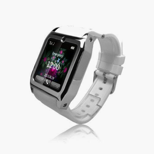  Smart Watch iPhone Android Phones Bluetooth Calling SMS Pictures Camera Original by TechX (White)