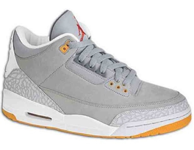 new grey and orange jordans