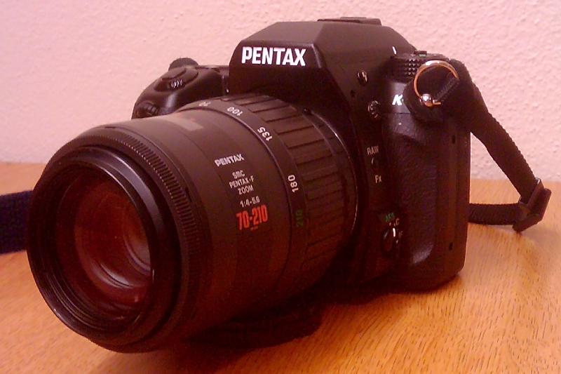K-5 with F series lens