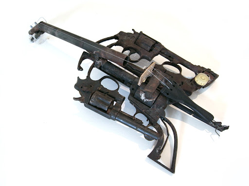 imagine10 Musical Instruments Made from Weapons by Pedro Reyes