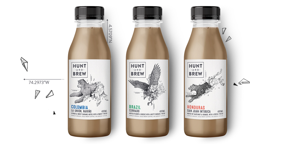 Beverage Packaging Innovation #13: Hunt and Brew - Cold Brew Coffee
