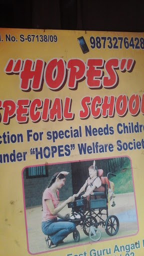 Hopes Special School, 3, 90, Gali Number 2, Garwali Mohalla, Guru Ram Das Nagar, Laxmi Nagar, New Delhi, Delhi 110092, India, School, state DL