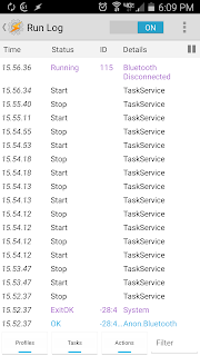 Are multiple start / stop Task Service messages normal?