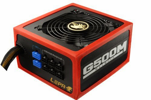  Lepa MaxGold 80PLUS Gold 500W ATX Modular Power Supply (G500-MB)