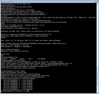 Restablecer, recuperar, cambiar contraseña superusuario root de MySQL en Linux Ubuntu Server: Método 1