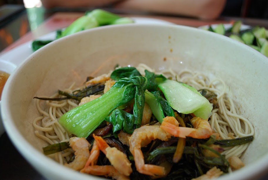 開陽蔥油拌麵 Noodles w/ Scallion and Small Shrimps