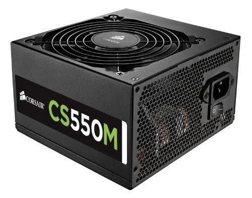  Corsair CS Series 550 Watt ATX Modular and Efficient Power Supply CS550M