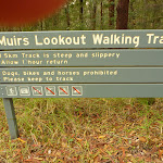 Sign at Muirs Lookout near Cooranbong (320018)