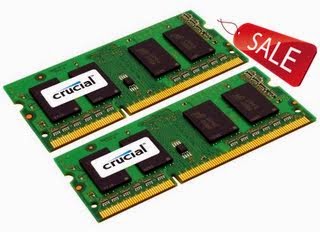 Crucial 16GB Kit (8GBx2) DDR3/DDR3L 1600 MHz (PC3-12800) CL11 SODIMM 204-Pin 1.35V/1.5V Memory for Mac CT2K8G3S160BM
