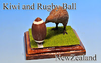 Kiwi & Rugby Ball -New Zealand-