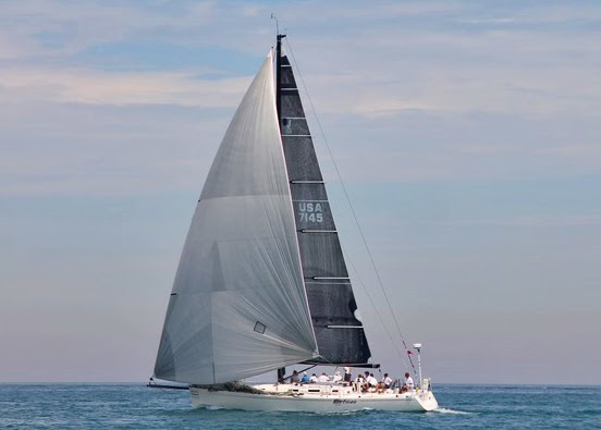 J/145 Vortices sailing Chicago-Mackinac Race