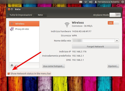  Ubuntu 12.04 nascondere nm-applet