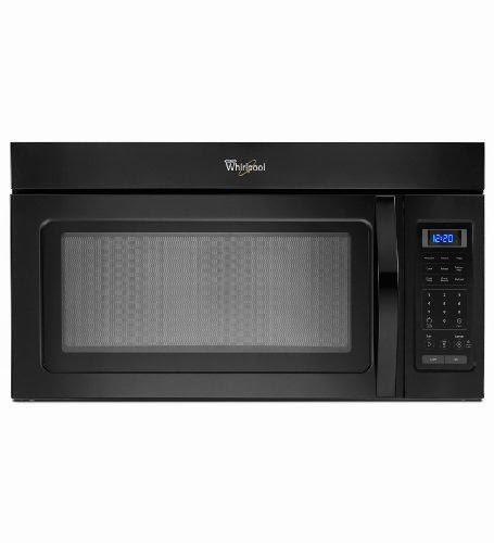  Whirlpool WMH31017AB 1.7 Cu. Ft. Black Over-the-Range Microwave
