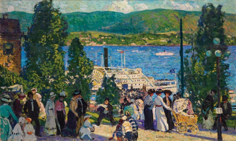 Gifford Beal - The Albany boat 1915