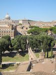 A view of the Pope's path A view of the Pope's path