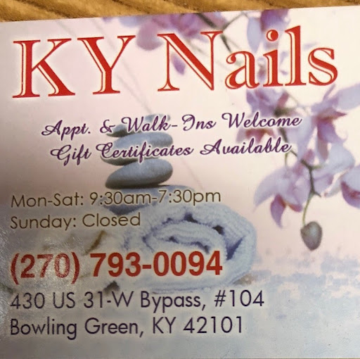 KY Nails logo