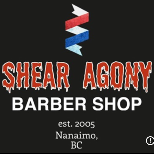 Shear Agony Barber Shop logo