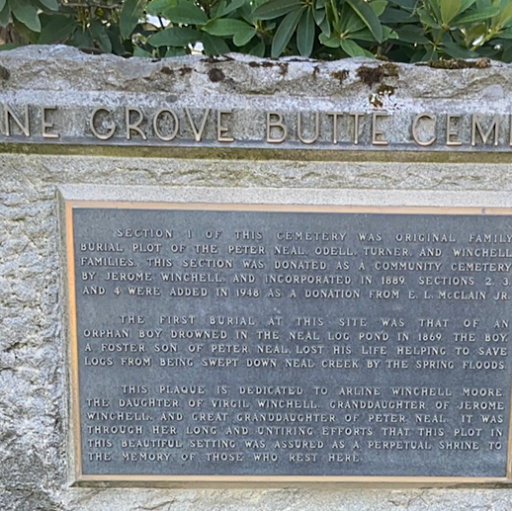 Pine Grove Butte Cemetery logo