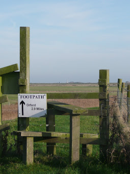 Licenced footpath back to Orford