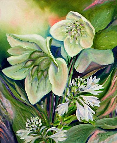 "Bloom" by artist Doris Hofmeister.