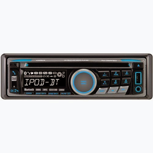 Dual XDMA6415 200-Watt AM/FM/CD/MP3/WMA Receiver with Built-In Bluetooth (Black)