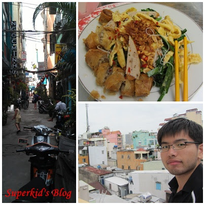 超有越南味道的小巷，以及小巷裡超好吃的越式早餐!!
