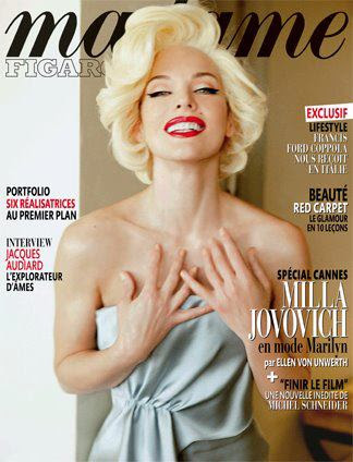 Milla Jovovich  - “Marilyn Monroe” (Madame Figaro France)