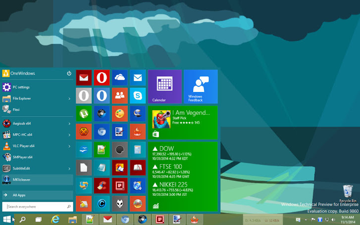 Aurora Vista like by Star784 Modern/Metro Style Flat Color Wallpapers for Windows 10