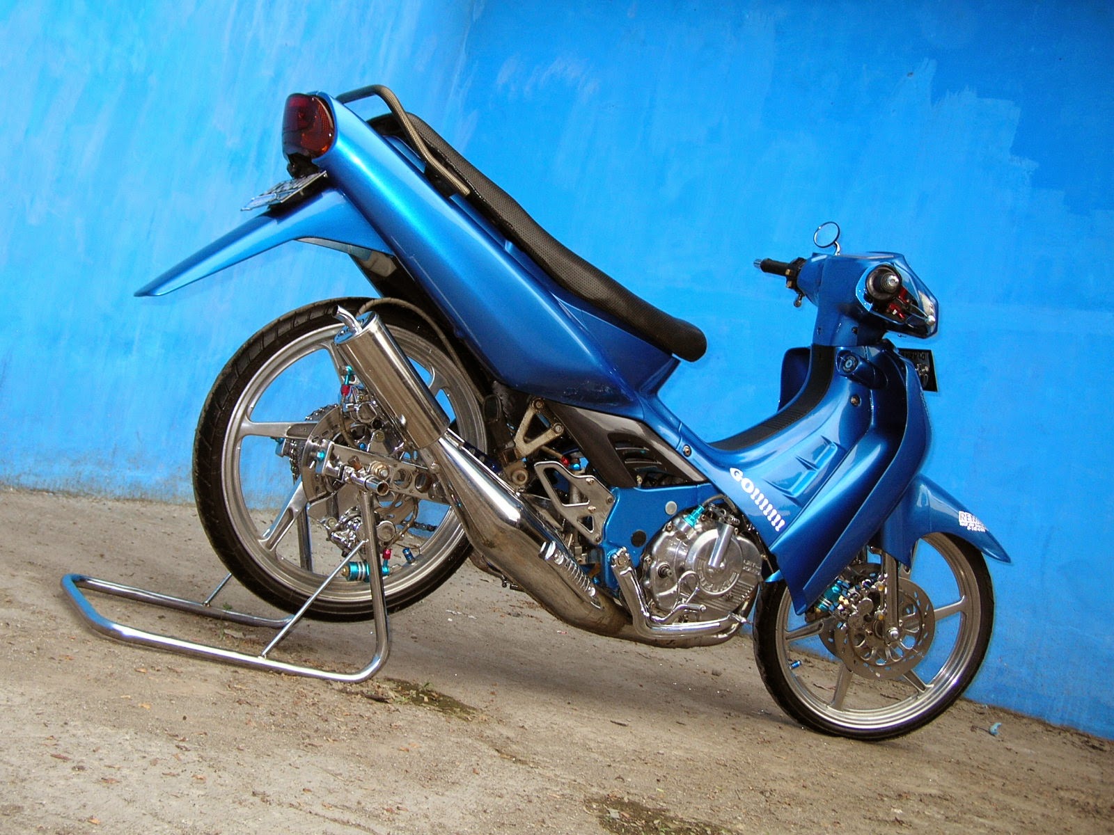  Trail Modifikasi Suzuki Satria Fu – Modifikasi Sepeda Motor