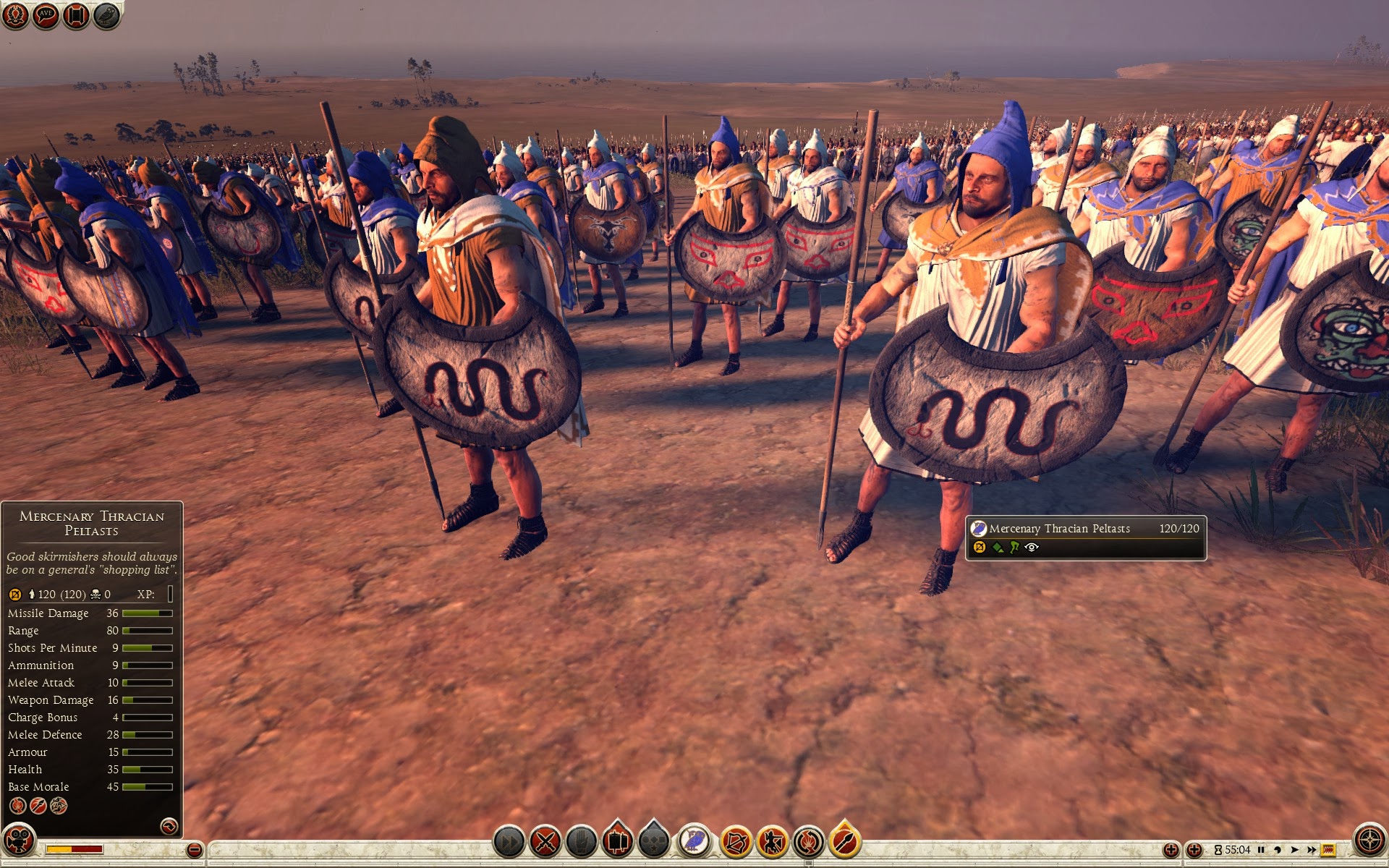 Mercenary Thracian Peltasts