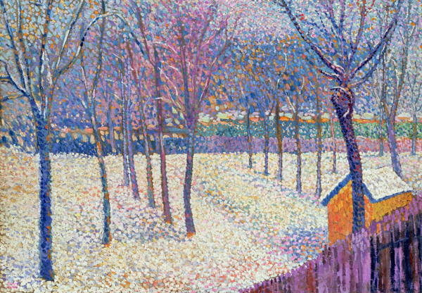 Hippolyte Petitjean - The Orchard under the Snow