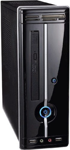  Black Winsis Mini-ITX Computer Case, Slim Optical Drive Bay, W / 200w