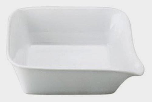  KAHLA Five Senses Small Baking Dish 6-3/4 by 6-3/4 Inches, White Color, 1 Piece