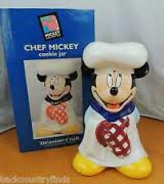  Metro Mickey Mouse Chef Muffin Cookie Jar