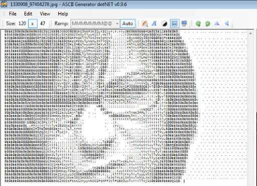 Resultado do ASCII generator do.net Resultado do ASCII generator do.net