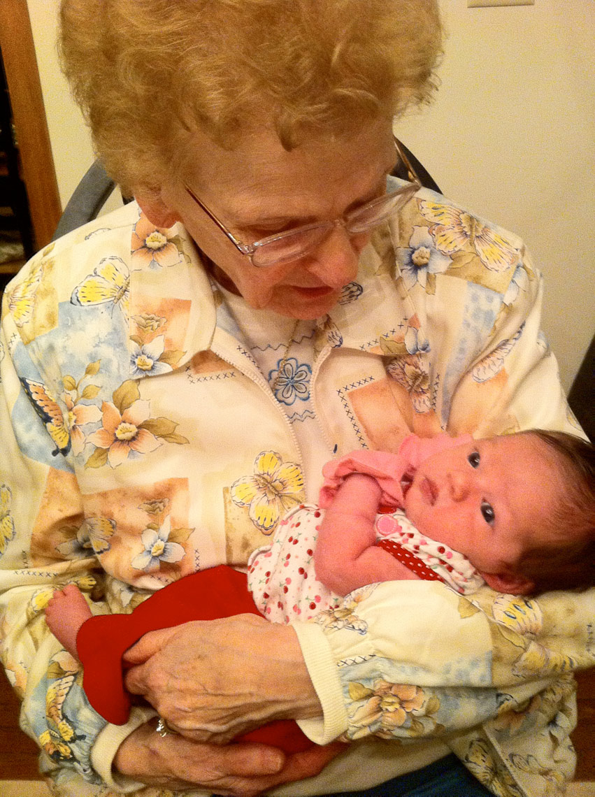 Amaya Rose First Visit To Grandma