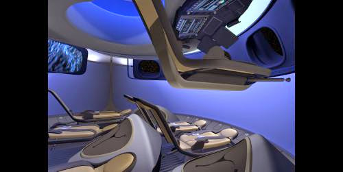 Boeing Showcases Future Commercial Spacecraft Interior