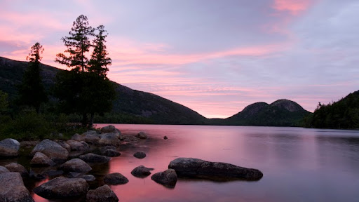 Jordan Pond at Sunset, Acadia National Park, Maine.jpg