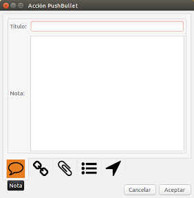 Pushbullet en Ubuntu XUbuntu KUbuntu y LUbuntu con Indicador