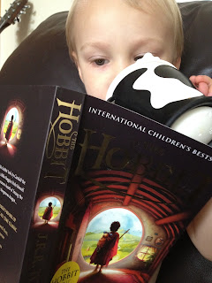 Blake Preston Clement reading J R R Tolkien's The Hobbit