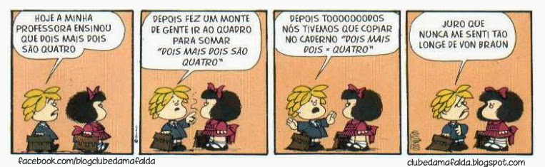 Clube da Mafalda:  Tirinha 738 