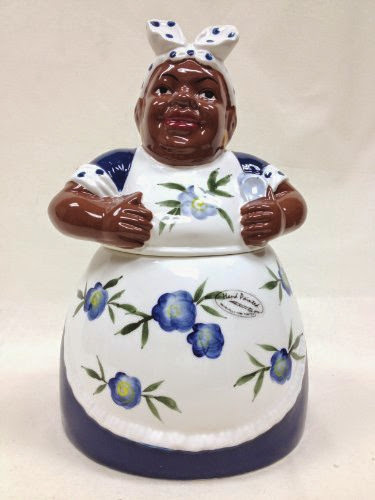  Black American Aunt Jemimacookie jar 3D kitchen bar cooking decor home storage.