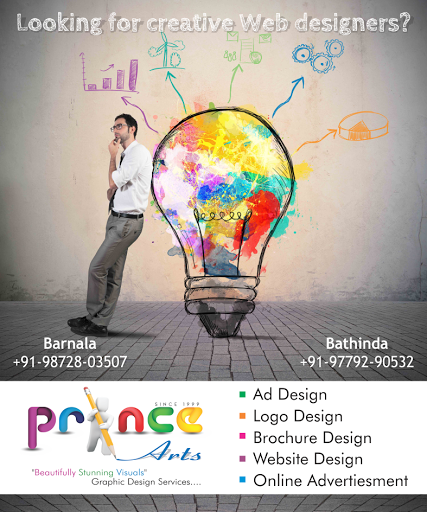 Prince Arts Bathinda, Amrik Singh Road, Bathinda, Near Lottery Market, Behind UCO Bank, Bathinda, Punjab 151001, India, Graphic_Designer, state PB