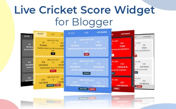 IPL 2021 live cricket score widget