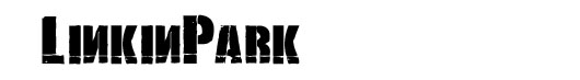 linkin park font logo